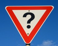 Provocative questions & discussions are represented by a yield sign bearing a question mark